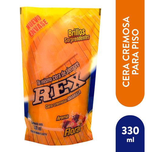 Cera Rex  Cremosa Amarilla  Doypack- 330ml