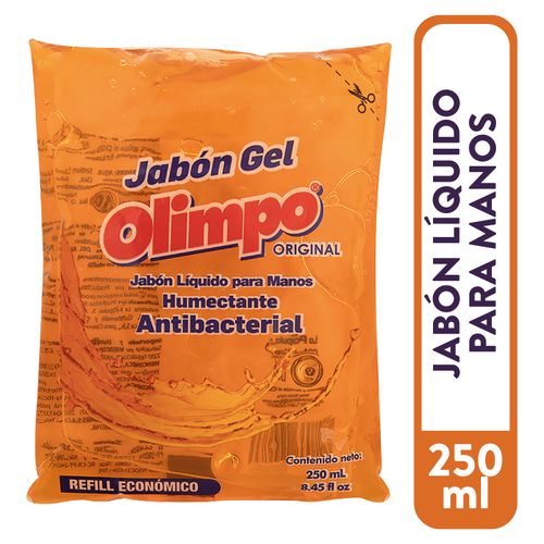 Jabón Gel Para Manos Olimpo Antibacterial - 250ml