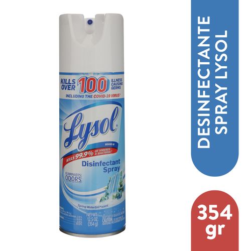 Aerosol Desinfectante Lysol Spring Waterfall - 354gr