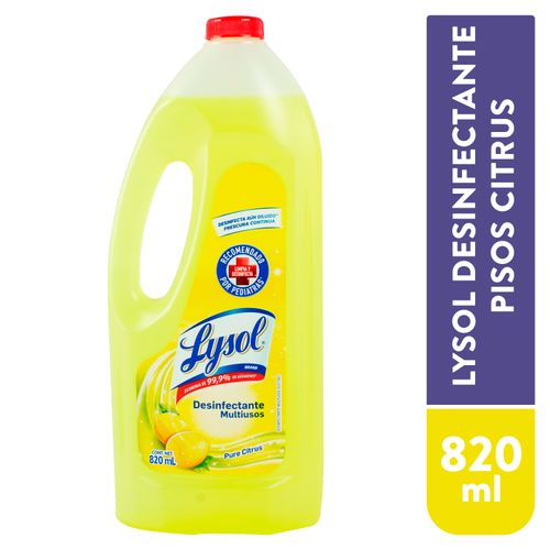 Desinfectante multiuso Lysol poder cítrico- 820 ml