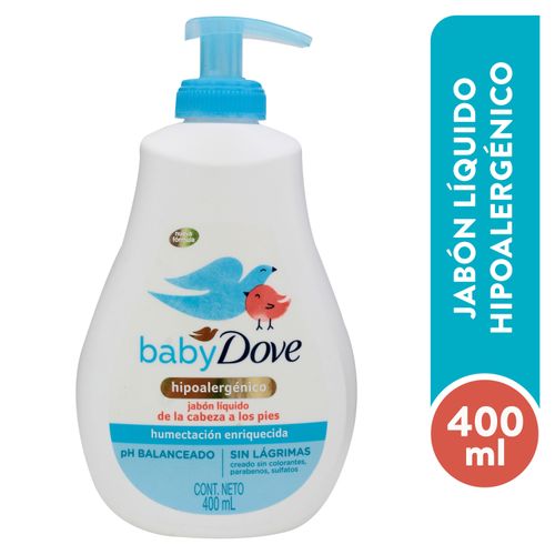 Jabón Líquido Dove Baby Hidratación Enriquecida -400ml