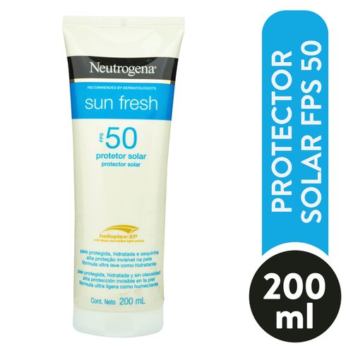 Protector solar Neutrogenar sun fresh FPS 50 - 200 ml