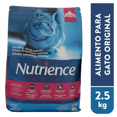 Alimento seco Nutrience original para gato sabor pollo - 2500 g