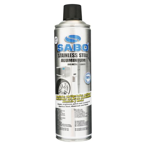 Limpiador Sabo stainles steel de acero y metales - 437 ml