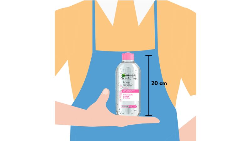 Agua micelar Garnier Skin Active todo en 1 piel sensible 400 ml