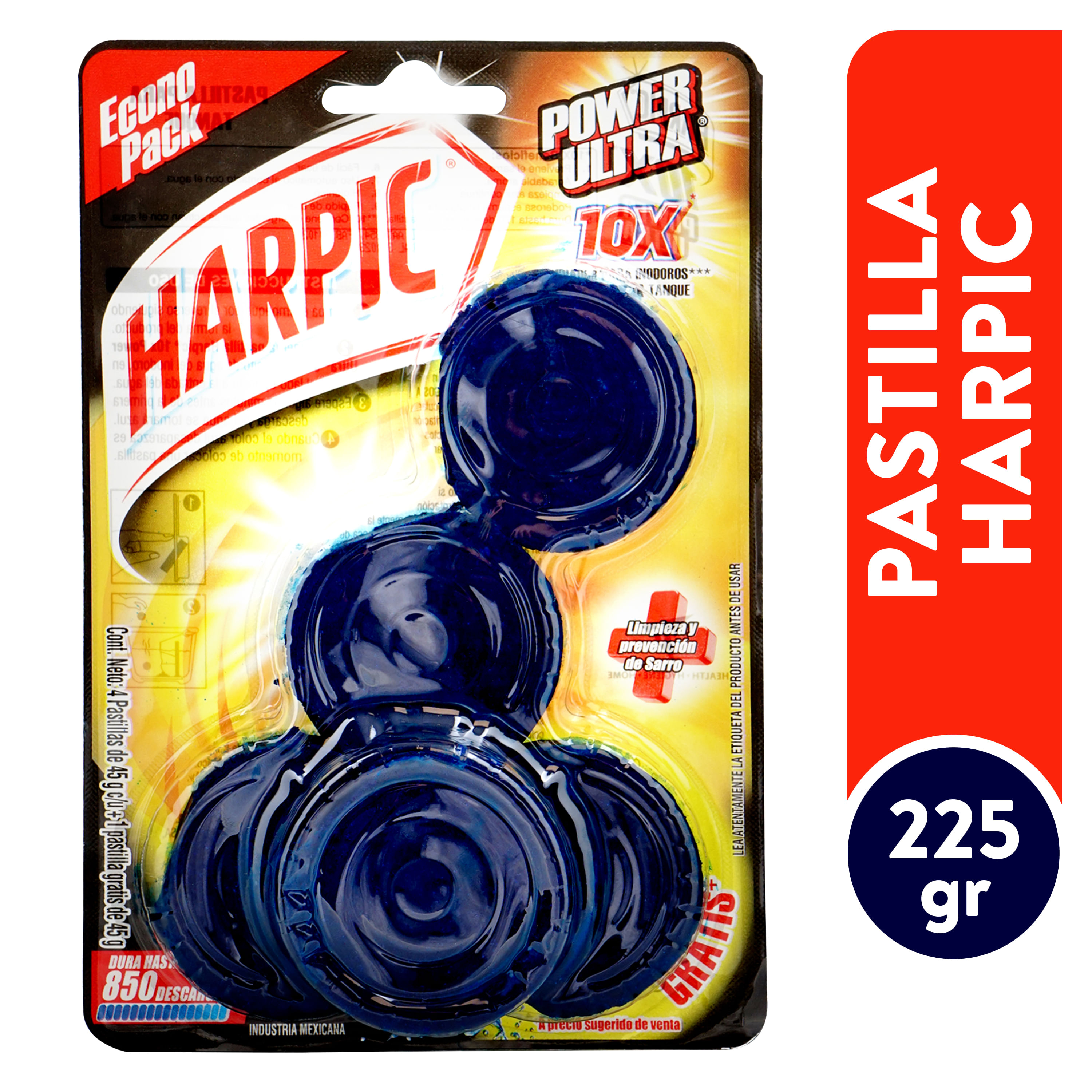 5-Pack-Pastilla-Para-Sanitario-Harpic-Power-Ultra-Flushmatic-Marine-45gr-1-35384