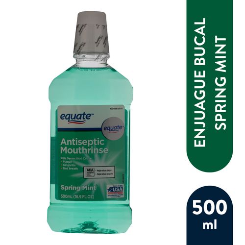 Enjuague Bucal Equate Spring Mint - 500ml