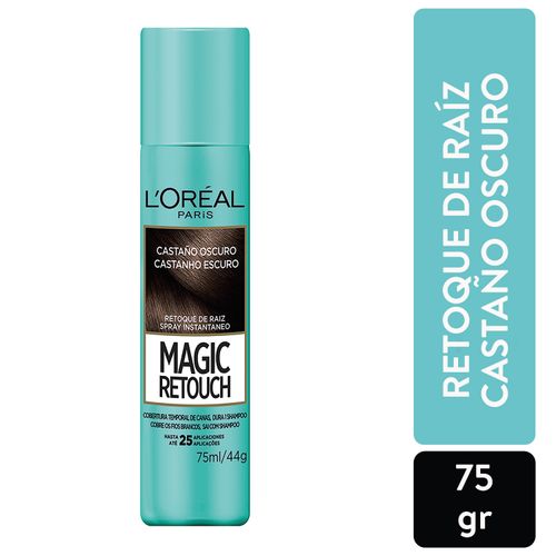 Spray Retocador de Raíz Magic Retouch L'Oréal Paris Tono Castaño
