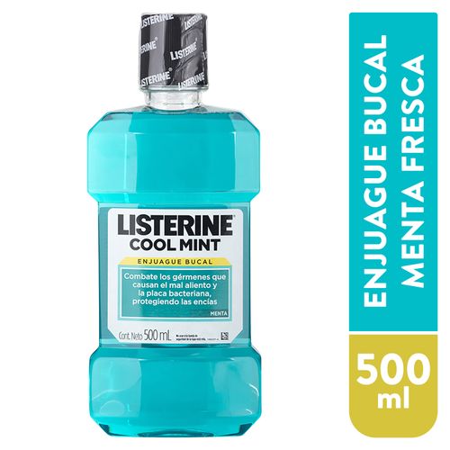 Enjuague bucal Listerine menta - 500 ml