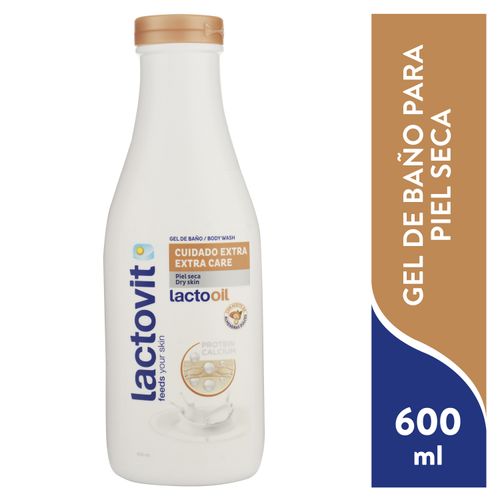 Gel de baño Lactovit lacto oil con aceite de almendras dulces - 600 ml