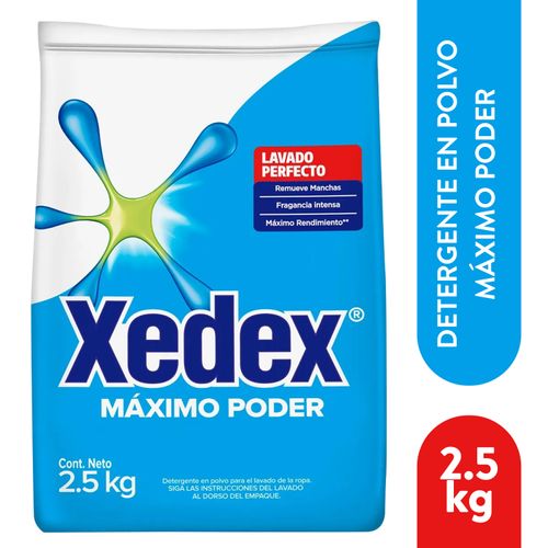 Detergente en polvo Xedex máximo poder - 2500 g