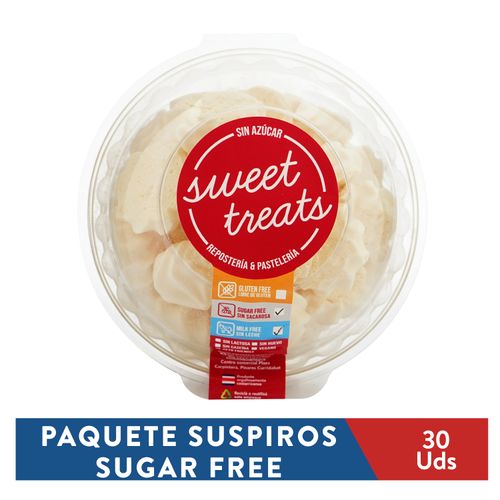 Paquete Suspiros Sugar Free - 30 Unidades