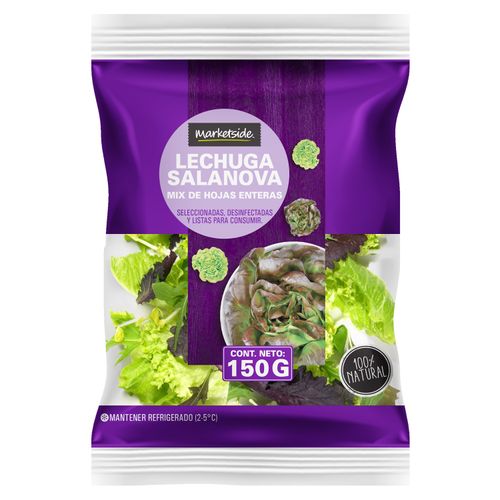 Lechuga Marketside Mix Salanova Hoja Entera -150gr