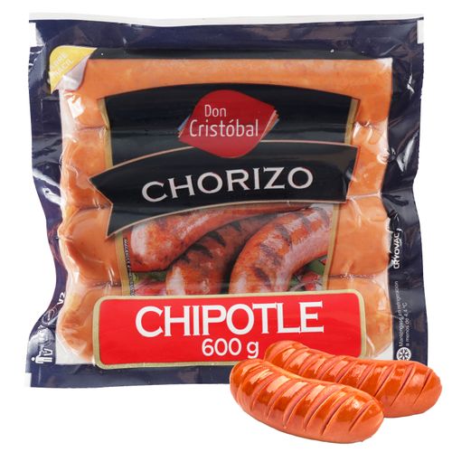 Chorizo Precocido Don Cristobal Sabor Chipotle -600gr