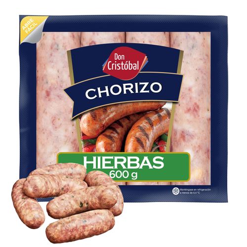 Chorizo Precocido Don Cristobal Sabor Hierbas -600gr