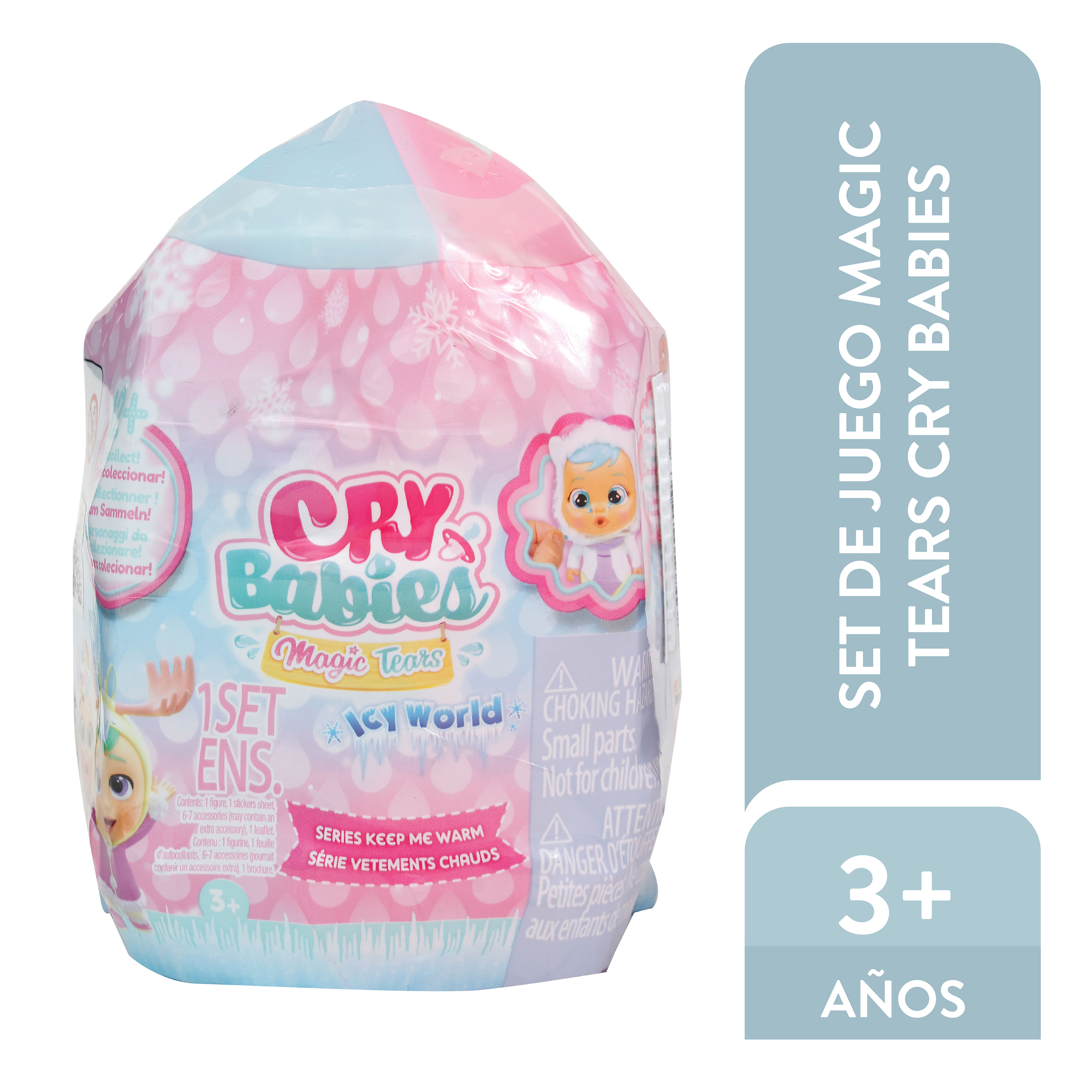 Bebes llorones Magical Tears Keep Me Warm 8 Accessories Pink