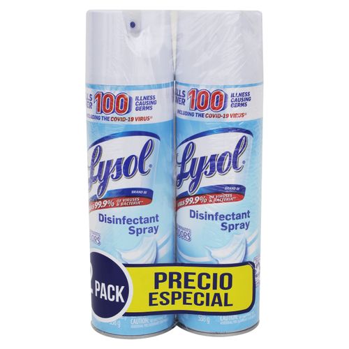 Desinfectante Lysol aerosol 2 pack -1124ml