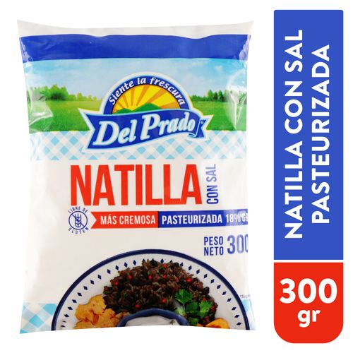 Natilla Del Prado Con Sal 18% grasa - 300gr