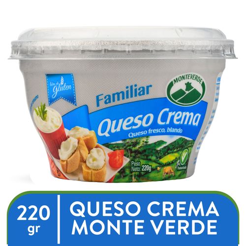 Queso Crema Cajita Monteverde -220 gr