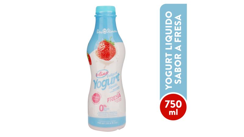 Comprar Yogurt Liquido Dos Pinos Sabor A Fresa -200ml