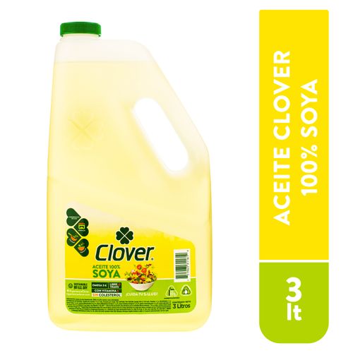 Aceite Clover De Soya - 3000ml