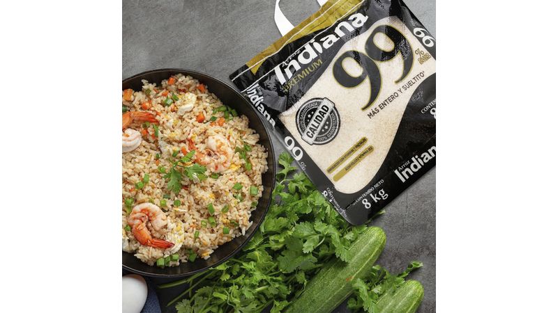 Comprar Arroz Integral Indiana 99% Grano Entero -1000gr