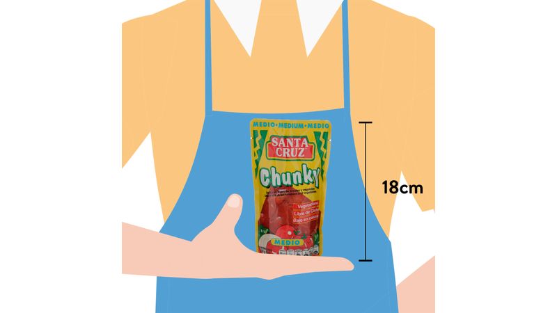 Comprar Salsa Santa Cruz Chunky Media 250gr Walmart Costa Rica