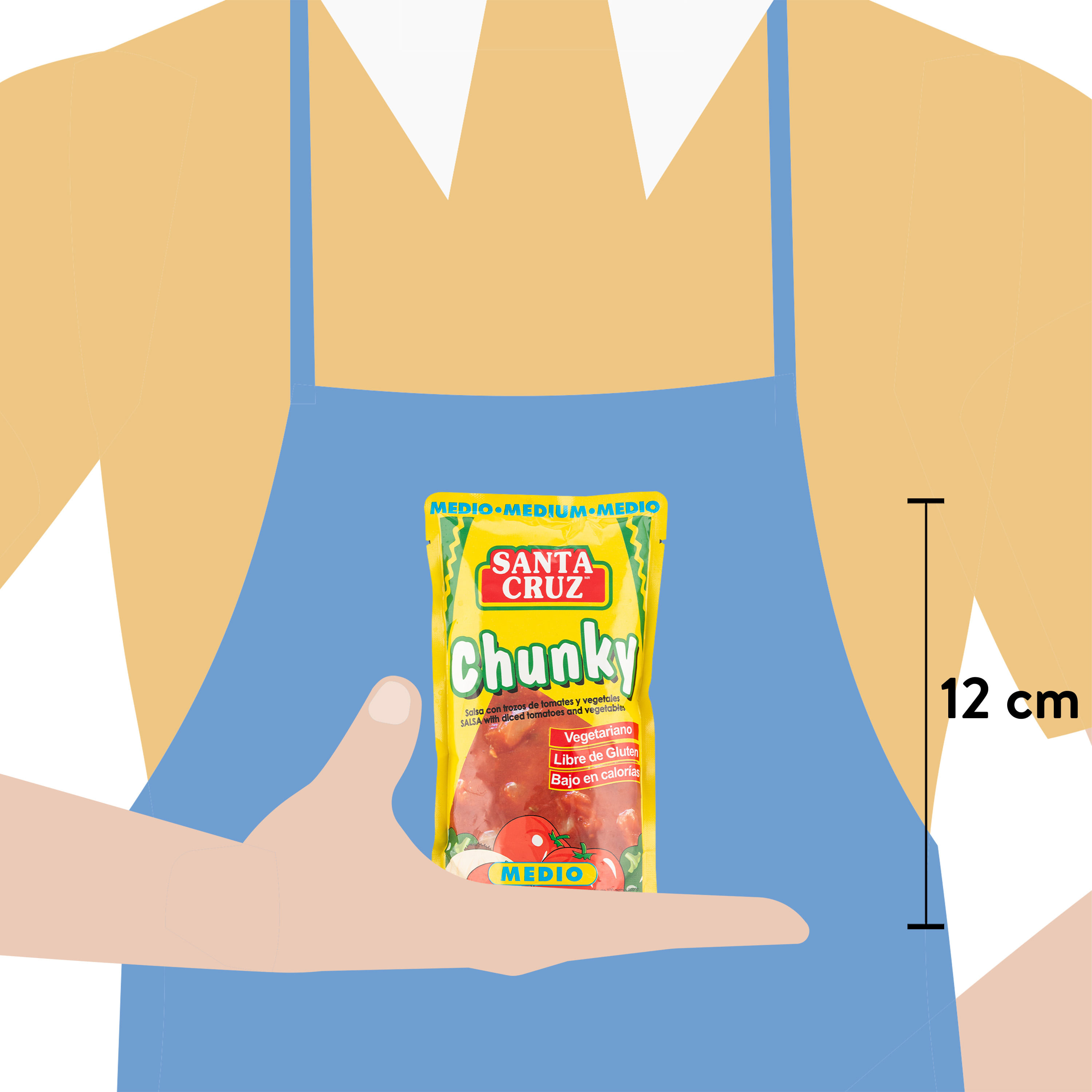Salsa Santa Cruz Chunky Medium 400gr