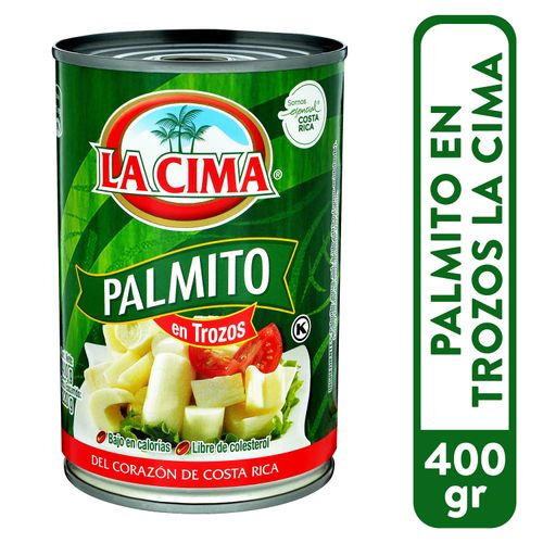 Palmito La Cima en trozos libre de colesterol 4 pack - 1600 g