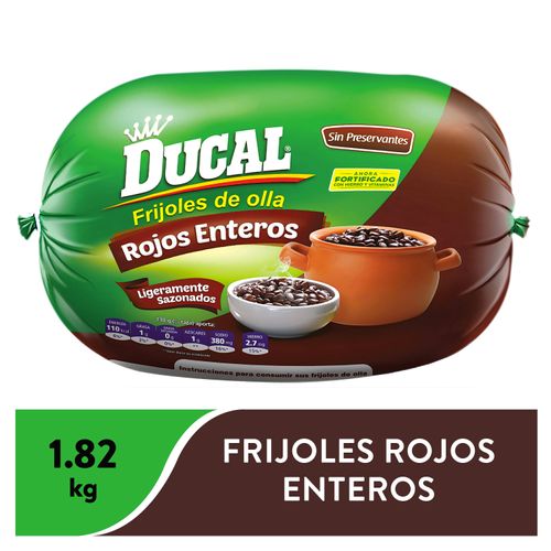 Ducal Frijol Entero De Olla Rojo 1820Gr