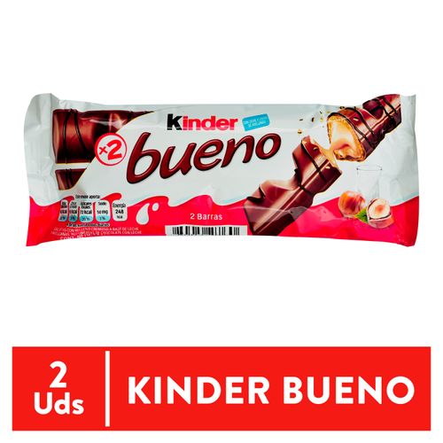 Chocolate Kinder Bueno 2 Barras -43gr