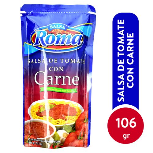 Salsa Roma Preparada Con Carne - 106gr