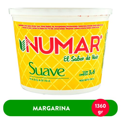 Margarina Numar Suave Taza - 1360 g