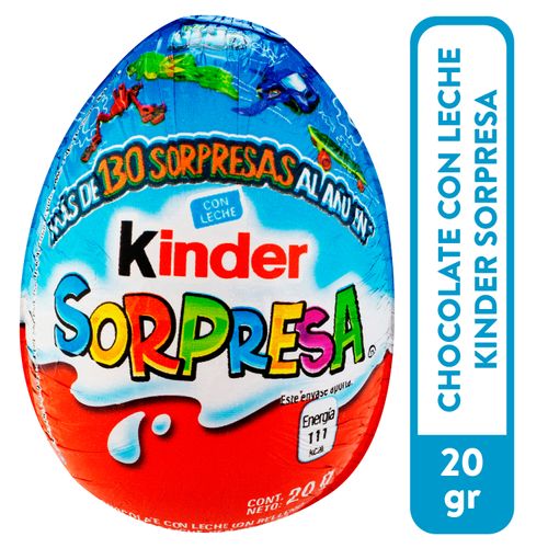 Chocolate Kinder Sorpresa Natoons Niño -20gr