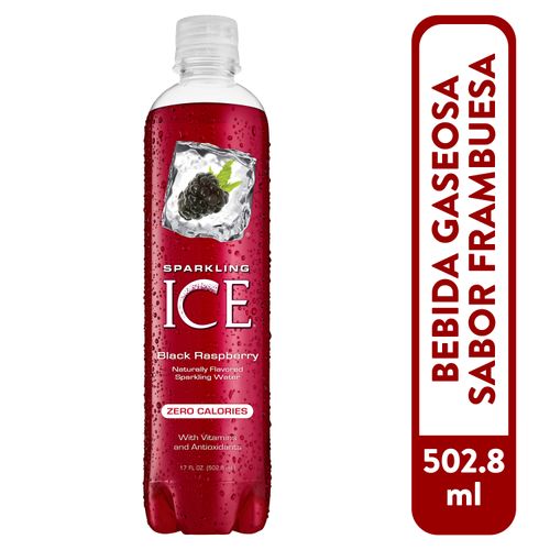 Agua gasificada Sparkling Ice frambuesa - 502.8 ml