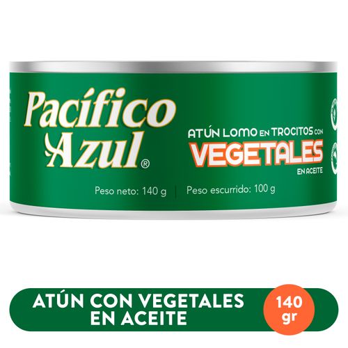 Atún Pacífico Azul con vegetales - 140 g