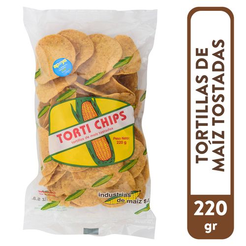 Tortillitas Chips Tostadas De Maíz - 220g