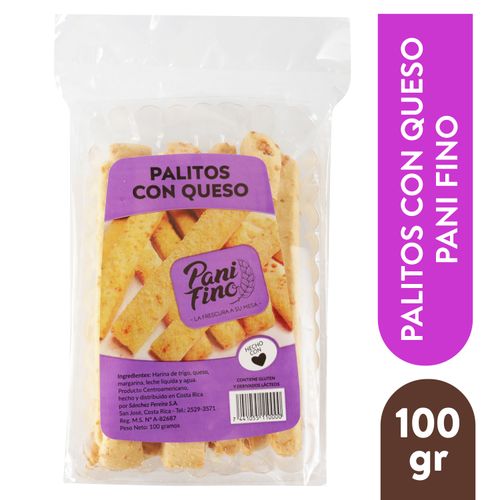 Palitos Pani Finc, Salados Con Queso -100 gr