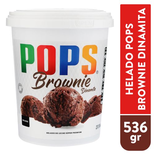 Helado Pops sabor brownie dinamita - 536 g