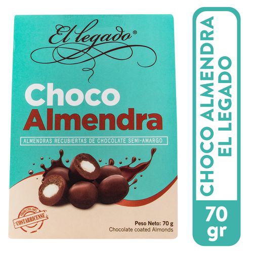 Almendras El Legado Cubierto Chocolate - 70gr