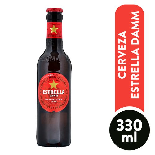 Cerveza Estrella Damm mediterránea - 330 ml