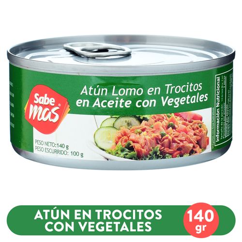 Atún Sabemas Trocitos Con Vegetale -100gr