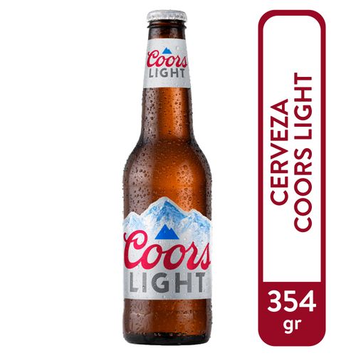 Cerveza Coors Light Botella -354 ml