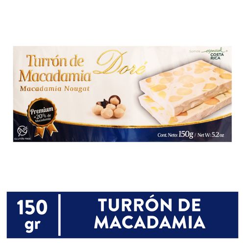 Turrón Dore Macadamia Premium -150gr