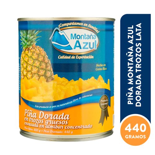 Piña dorada Montaña Azul rodajas en lata - 440 g