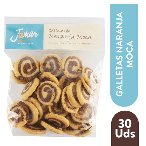 Galletas Jomar de naranja moca - 145 g