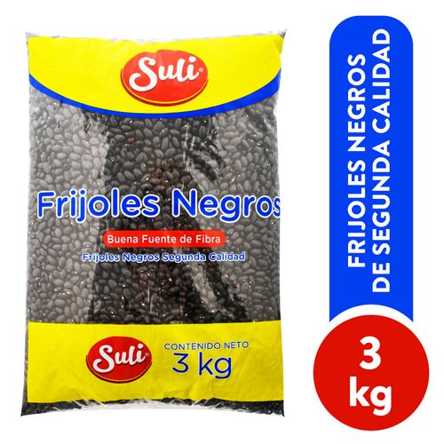 Frijol Entero Negro Suli 3000Gr