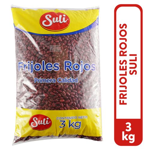 Frijol Suli Entero Rojo -3000gr