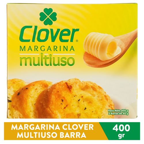 Margarina Clover multiusos en barra 5 Uds - 400 g