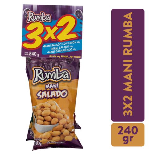 Maní Rumba 3x2 -240gr